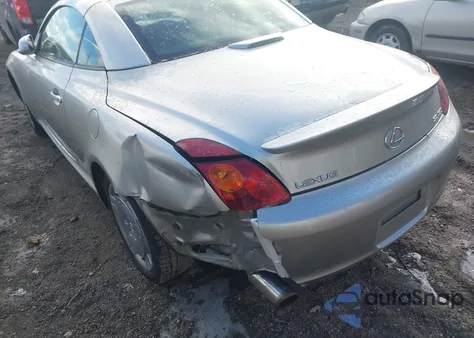 2003 Lexus Sc 430 z USA, uszkodzony, nr VIN JTHFN48Y730038597